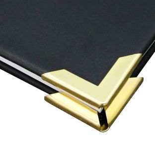 Angoli per libri Metallo PS 30 - 30 x 30 mm  | ottonato 