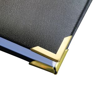 Angoli per libri Metallo PS 22 - 22 x 22 mm  | ottonato 