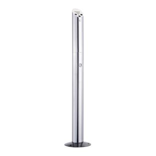 Posacenere da terra SYDNEY, acciaio inox, argento 