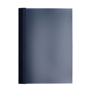 Cartellina per rilegatura con occhielli A4, struttura in pelle, 25 fogli, blu scuro
  | 2 mm
