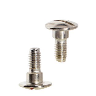 Viti con testa a intaglio per viti sepolte, 7,5 mm, con 3 mm di allungamento, nichelato 