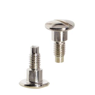 Viti con testa a intaglio per viti sepolte, 7,5 mm, con 4 mm di allungamento, nichelato 