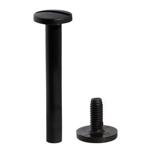 Viti sepolte in plastica 40 mm | nero 