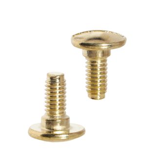 Viti con testa a intaglio per viti sepolte, 7,5 mm, con 2 mm di allungamento, ottonato 