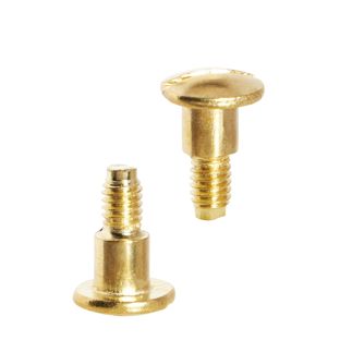 Viti con testa a intaglio per viti sepolte, 7,5 mm, con 5 mm di allungamento, ottonato 