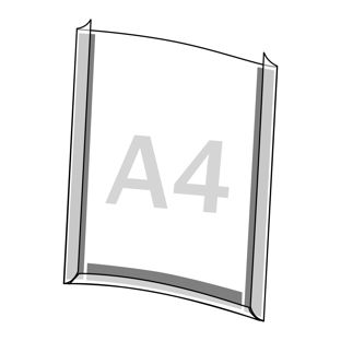 Buste per cartelloni, PVC rigido null
