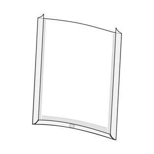 Buste per cartelloni, PVC rigido null