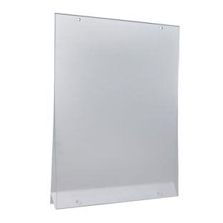 Porta cartelloni, PVC rigido, con 4 fori rotondi A4  | formato verticale 