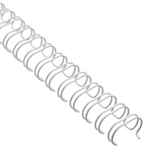 Spirali metalliche 3:1, A4 8,0 mm (5/16")  | bianco 