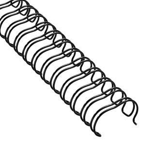 Spirali metalliche 3:1, A4 11,0 mm (7/16")  | nero 
