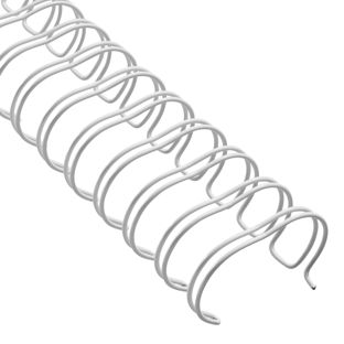 Spirali metalliche, passo 2:1, A4 32,0 mm (1 1/4")  | bianco 