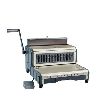 Rilegatrice elettrica D210, passo 2:1, 23 anelli metallici 
