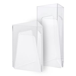 Espositore triangolare, acrilico,  
