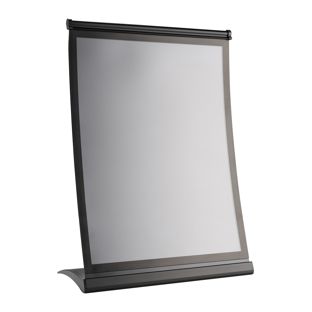 Espositore a L CURVE con cornice magnetica A4, nero 