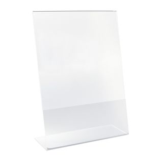 Porta avvisi da banco a L, PS,  