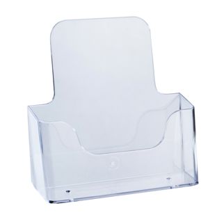 Porta brochure, polistirolo, trasparente PTXF 1 x A5 