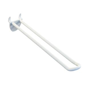 Broche doppia in plastica, bianco 