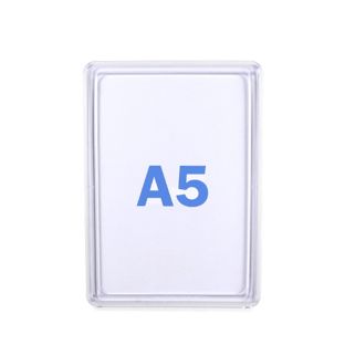 Cornice per poster, plastica A5  | trasparente 