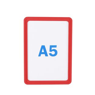 Cornice per poster, plastica A5  | rosso 