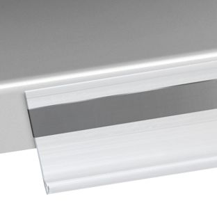 Profilo portaprezzi DBR magnetico, con bordo a C a scatto 