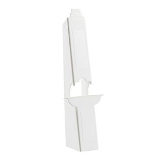 Piedini doppi in cartoncino, bianco A5