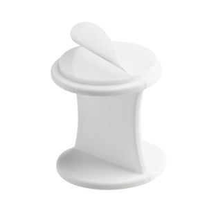 Distanziatore 20 mm, autoadesivo, bianco 