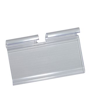 Porta prezzi per ganci broche 80 mm | 39 mm