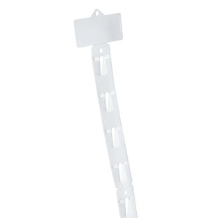 Porta blister  ed etichetta superiore 600 mm | spezzabile,  con 12 posti 