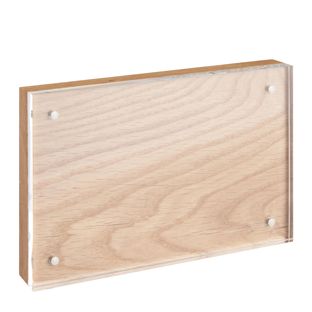 Cornice portafoto magnetica acrilico/rovere 100 x 150 mm 
