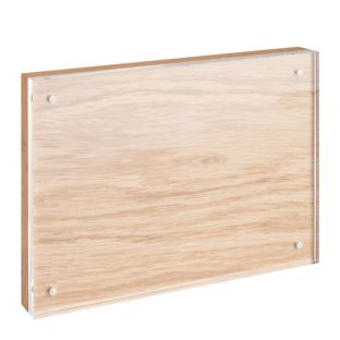 Cornice portafoto magnetica acrilico/rovere 130 x 180 mm