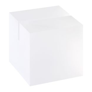 Portacarte "Cube" in acrilico trasparente  | opaca 