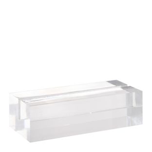 Portacarte in acrilico, base per sistema di combinazione variabile MODUL 105 mm | trasparente  | brillante 