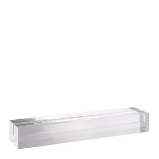Portacarte in acrilico, base per sistema di combinazione variabile MODUL 210 mm | trasparente  | brillante 