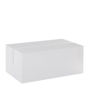 Portacarte in acrilico, base per sistema di combinazione variabile MODUL 74 mm | trasparente  | opaca 