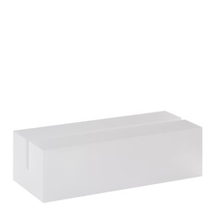 Portacarte in acrilico, base per sistema di combinazione variabile MODUL 105 mm | trasparente  | opaca 