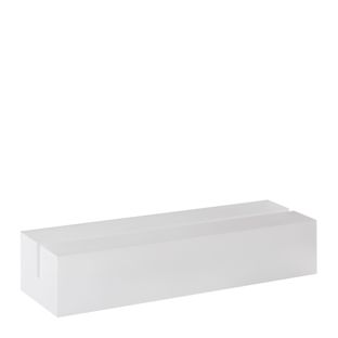 Portacarte in acrilico, base per sistema di combinazione variabile MODUL 148 mm | trasparente  | opaca 