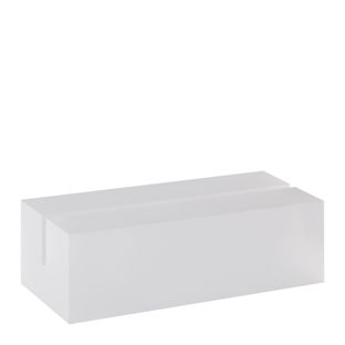 Portacarte in acrilico, base per sistema di combinazione variabile MODUL 100 mm | trasparente  | opaca 