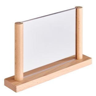 Espositore da tavolo con 2 piastre in acrilico 130 x 180 mm 