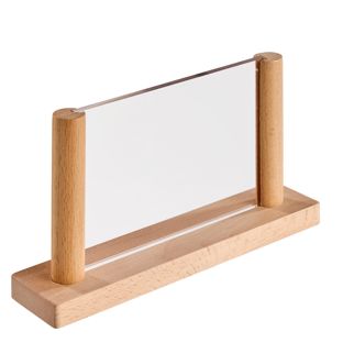 Espositore da tavolo con 2 piastre in acrilico 100 x 150 mm 