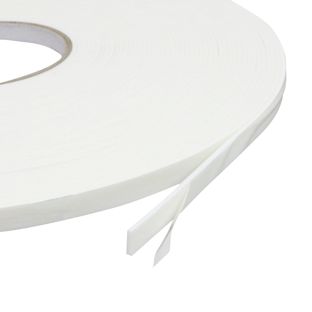 Nastro biadesivo in schiuma PE, bianco, 2 mm di spessore, adesione forte, EL200 25 mm