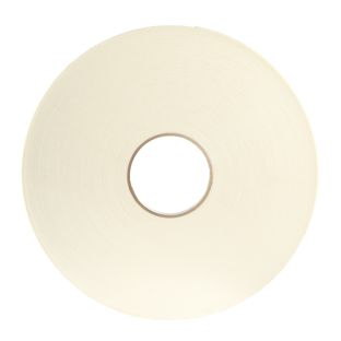 Nastro biadesivo in schiuma PE, bianco, 1 mm di spessore, adesione forte, EL100 15 mm