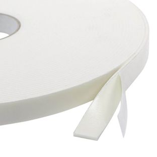 Nastro biadesivo in schiuma PE, bianco, 3 mm di spessore, adesione forte, EL300 19 mm