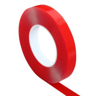 Nastro biadesivo in acrilato 100%, alta trasparenza, 2 mm di spessore, 19 mm di larghezza, adesione molto forte, OL200 