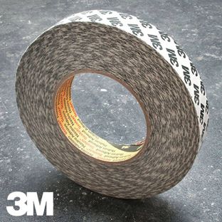 3M 9086, Nastro biadesivo in tessuto non tessuto, adesivo acrilico molto forte 19 mm