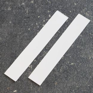 Strisce biadesive in acrilico puro, adesione molto forte, rimovibile, 15 x 80 mm, spessore 1 mm 