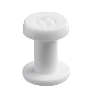 Occhielli a pressione in plastica, versione spessa bianco  | 10 mm