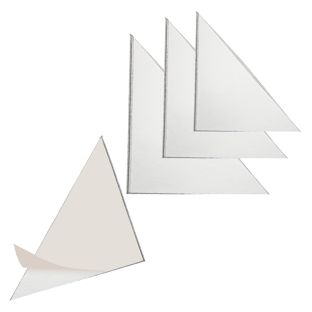 Tasche triangolari, autoadesivo, plastica PP, trasparente 