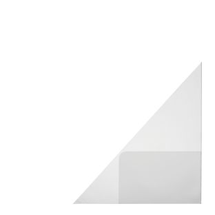Tasche triangolari con tasca porta biglietti da visita, autoadesivo, plastica PP, trasparente 150 x 150 mm - destra