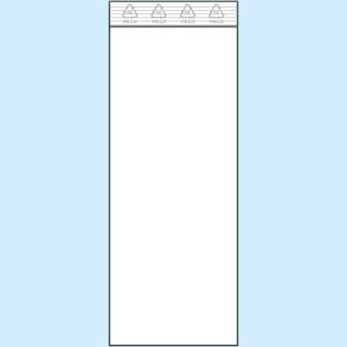 Sacchetti con chiusura ZIP, plastica PE 60 x 160 mm | 50 µm