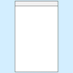 Sacchetti con chiusura ZIP, plastica PE 220 x 310 mm | 50 µm